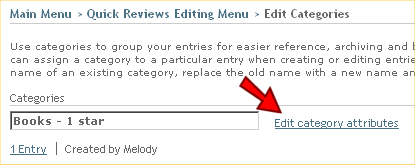Edit the category attributes for your MT categories