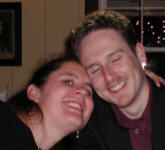 Abi and Martin at the Plumed Horse in Saratoga, November 2000