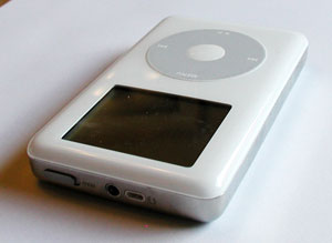 iPod in its case